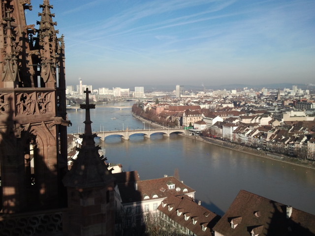 View of the Rhine from the top of the Munster.
