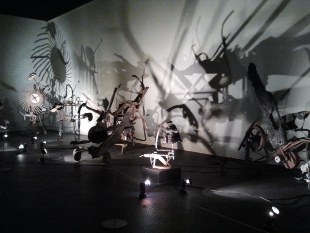One of my favorite pieces in the museum, Mengele - danse macabre. The shadows on the wall are brilliantly done.